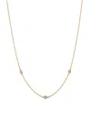 Bloomingdale's Fine Collection Diamond Bezel Station Collar Necklace In 14k Gold, 0.25 Tcw In Gold