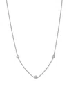 Bloomingdale's Fine Collection Diamond Bezel Station Collar Necklace In 14k Gold, 0.50 Tcw