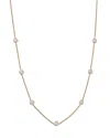 Bloomingdale's Fine Collection Diamond Bezel Station Necklace In 14k Yellow Gold, 2.1 Ct. T. W.