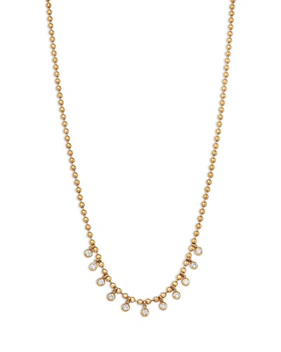 Bloomingdale's Fine Collection Diamond Bezel Step Drop Necklace In 14k Yellow Gold, 1.20 Tcw
