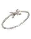 Bloomingdale's Fine Collection Diamond Bow Tennis Bracelet In 14k White Gold, 5.00 Ct. T. W. In White