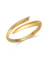 Bloomingdale's Fine Collection Diamond Bypass Bangle Bracelet In 14k Yellow Gold, 0.33 Ct. T. W.