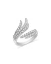 Bloomingdale's Fine Collection Diamond Bypass Ring In 14k White Gold, 1.0 Ct. T. W. In White