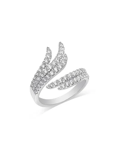 Bloomingdale's Fine Collection Diamond Bypass Ring In 14k White Gold, 1.0 Ct. T. W.