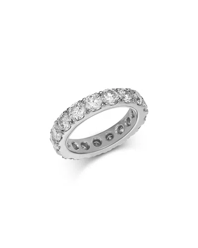 Bloomingdale's Fine Collection Diamond Certified Eternity Band In 14k White Gold, 5.0 Ct. T. W.