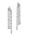 Bloomingdale's Fine Collection Diamond Chain Drop Earrings In 14k White Gold, 5.32 Ct. T. W. - Exclusive In White