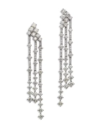 Bloomingdale's Fine Collection Diamond Chain Drop Earrings In 14k White Gold, 5.32 Ct. T. W. - Exclusive