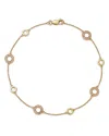 Bloomingdale's Fine Collection Diamond Circle Bracelet In 14k Yellow Gold, 0.25 Ct. T. W. In Gold