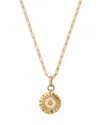 Bloomingdale's Fine Collection Diamond Circle Pendant Necklace In 14k Yellow Gold, 0.28 Ct. T. W. In Gold