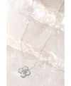 Bloomingdale's Fine Collection Diamond Clover Pendant Necklace In 14k White Or Yellow Gold, 0.05 Ct. T. W. - Exclusive In White Gold