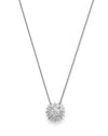 Bloomingdale's Fine Collection Diamond Cluster Pendant Necklace In 18k White Gold, 1.65 Ct. T. W. In White