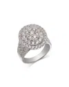 Bloomingdale's Fine Collection Diamond Cluster Ring In 14k White Gold, 2.35 Ct. T. W. In White