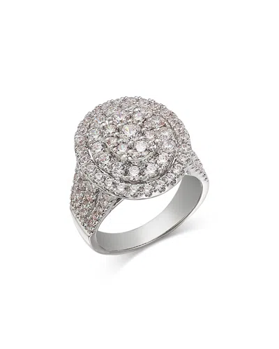 Bloomingdale's Fine Collection Diamond Cluster Ring In 14k White Gold, 2.35 Ct. T. W.