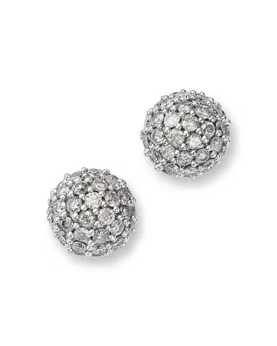 Bloomingdale's Fine Collection Diamond Cluster Stud Earrings In 14k Gold, 2.0 Tcw