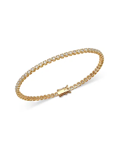 Bloomingdale's Fine Collection Diamond Crown Set Tennis Bracelet In 14k Gold, 1.50 Tcw