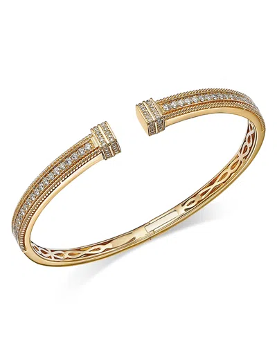 Bloomingdale's Fine Collection Diamond Cuff Bangle Bracelet In 14k Yellow Gold, 1.2 Ct. T. W.