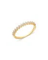 Bloomingdale's Fine Collection Diamond Double Row Band In 14k Yellow Gold, 0.25 Ct. T. W.