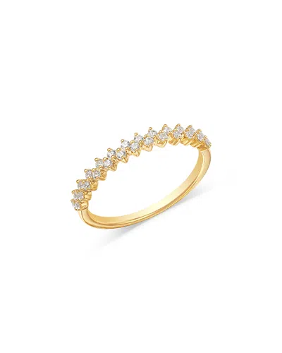 Bloomingdale's Fine Collection Diamond Double Row Band In 14k Yellow Gold, 0.25 Ct. T. W.