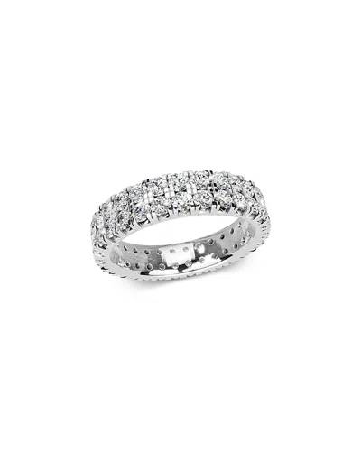 Bloomingdale's Fine Collection Diamond Double Row Eternity Band In 14k White Gold, 2.0 Tcw