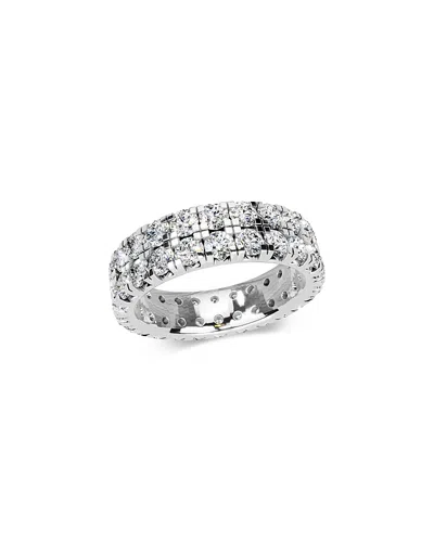 Bloomingdale's Fine Collection Diamond Double Row Eternity Band In 14k White Gold, 3.0 Tcw