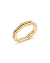 Bloomingdale's Fine Collection Diamond Double Row Octagon Ring In 14k Yellow Gold, 0.2 Ct. T. W.