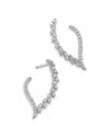 Bloomingdale's Fine Collection Diamond Drop Earrings In 14k White Gold, 0.50 Ct. T. W. In White