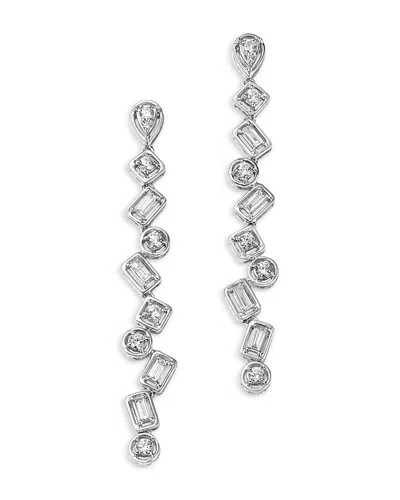 Bloomingdale's Fine Collection Diamond Drop Earrings In 14k White Gold, 0.50 Ct. T. W.