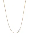Bloomingdale's Fine Collection Diamond Droplet Station Necklace In 14k Yellow Gold, 1.0 Ct. T. W. In Gold