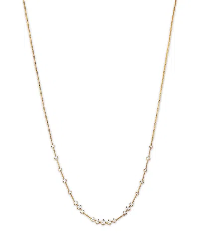 Bloomingdale's Fine Collection Diamond Droplet Station Necklace In 14k Yellow Gold, 1.0 Ct. T. W.