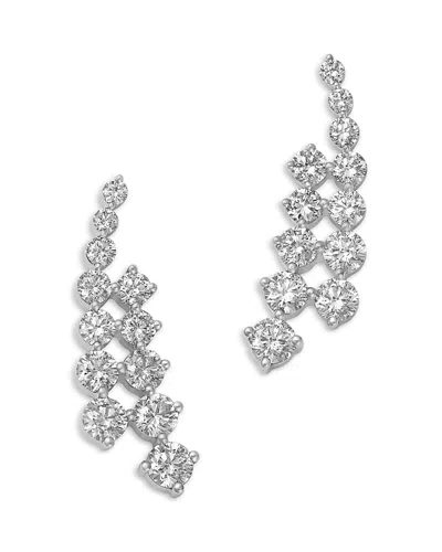 Bloomingdale's Fine Collection Diamond Ear Climbers In 14k White Gold, 0.91 Ct. T. W.