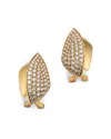 Bloomingdale's Fine Collection Diamond Earrings In 14k Yellow Gold, 1.07 Ct. T. W. In Gold
