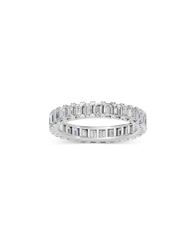 Bloomingdale's Fine Collection Diamond Emerald Cut Eternity Ring In 14k Gold, 2.0 Tcw In White Gold
