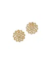 Bloomingdale's Fine Collection Diamond Filigree Statement Earrings In 14k Yellow Gold, 1.0 Ct. T. W. In Gold