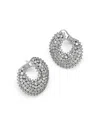 Bloomingdale's Fine Collection Diamond Front To Back Earrings In 14k White Gold, 6.50 Tcw In Gold