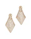 Bloomingdale's Fine Collection Diamond Geometric Drop Earrings In 14k Yellow Gold, 2.50 Ct. T. W.