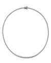 Bloomingdale's Fine Collection Diamond Graduated Illusion Set Collar Necklace In 14k White Gold, 2.0 Ct. T. W.