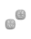 Bloomingdale's Fine Collection Diamond Halo Stud Earrings In 14k White Gold, 2.0 Ct. T. W.