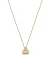 Bloomingdale's Fine Collection Diamond Honeycomb Bezel Pendant Necklace In 14k Yellow Gold, 0.5 Ct. T. W.