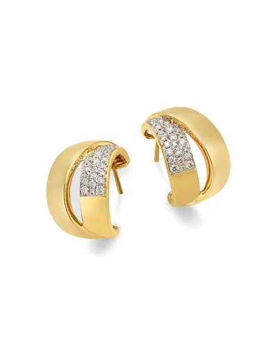 Bloomingdale's Fine Collection Diamond Huggie Earrings In 14k Yellow Gold, 0.4 Tcw