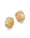 Bloomingdale's Fine Collection Diamond Huggie Hoop Earrings In 14k Yellow Gold, 0.32 Ct. T. W. In Gold