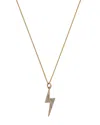 Bloomingdale's Fine Collection Diamond Lightning Bolt Pendant Necklace In 14k Yellow Gold, 0.32 Ct. T. W.