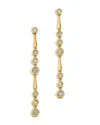Bloomingdale's Fine Collection Diamond Linear Drop Earrings In 14k Yellow Gold, 0.20 Tcw In Gold