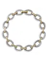 Bloomingdale's Fine Collection Diamond Link Bracelet In 14k Yellow & White Gold, 1.0 Tcw In Multi