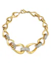 Bloomingdale's Fine Collection Diamond Link Bracelet In 14k Yellow Gold, 0.65 Tcw In Gold