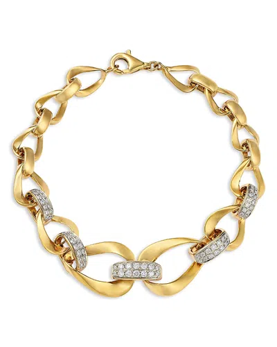 Bloomingdale's Fine Collection Diamond Link Bracelet In 14k Yellow Gold, 0.65 Tcw