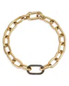 Bloomingdale's Fine Collection Diamond Link Bracelet In 14k Yellow Gold, 0.67 Ct. T. W. In Brown/gold