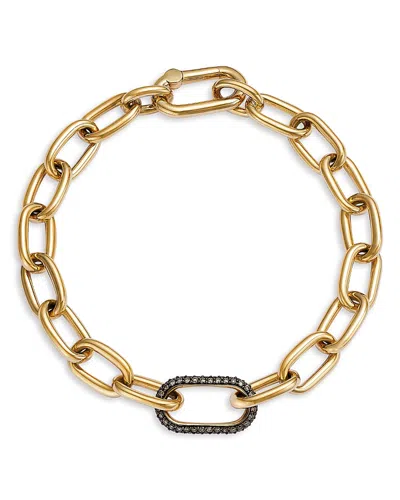 Bloomingdale's Fine Collection Diamond Link Bracelet In 14k Yellow Gold, 0.67 Ct. T. W. In Brown/gold