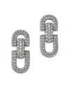 Bloomingdale's Fine Collection Diamond Link Drop Earrings In 14k White Gold, 1.2 Tcw