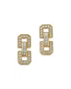 Bloomingdale's Fine Collection Diamond Link Drop Earrings In 14k Yellow Gold, 0.7 Tcw