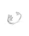 Bloomingdale's Fine Collection Diamond Marquis Cut Cuff Ring In 14k White Gold, 0.33 Ct. T. W.